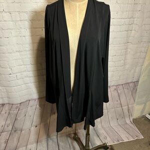 Susan Graver Black Cardigan Size XL